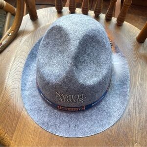 Samuel‎ Adams Gray Oktoberfest Fedora Hat